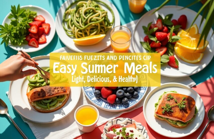 Easy Summer Meals: Light, Delicious & Healthy Ideas for Hot Days