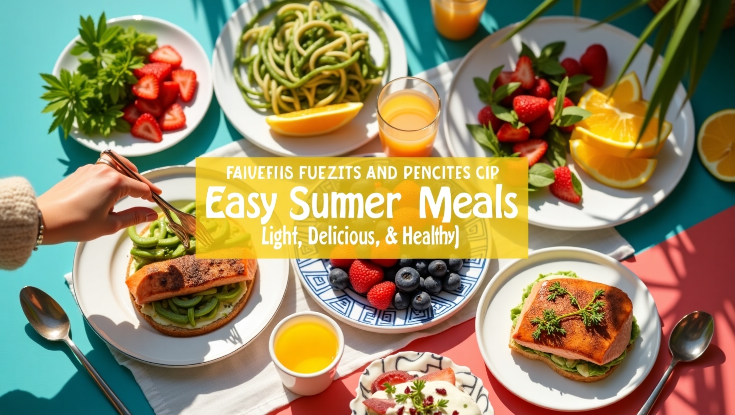 Easy Summer Meals: Light, Delicious & Healthy Ideas for Hot Days